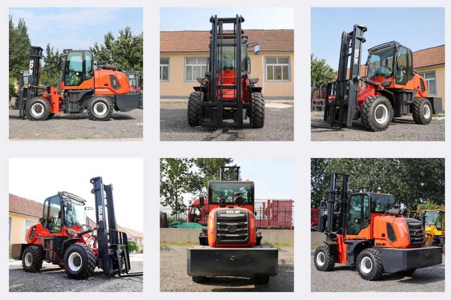 Customizable 4WD Rough Terrain Forklift Trucks: Low Price, Japanese Engine, 3-6 Ton Capacity, Made by Leading Chinese Manufacturer