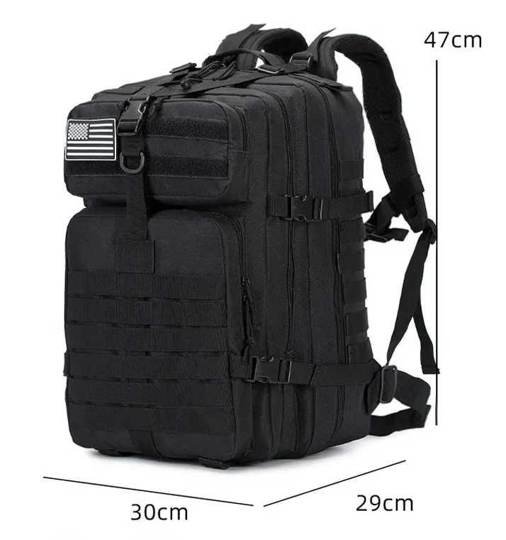 Tactical Military Backpack: Waterproof Rucksacks for Camping, Trekking, and Hunting - Large Capacity Travel Bag for Men