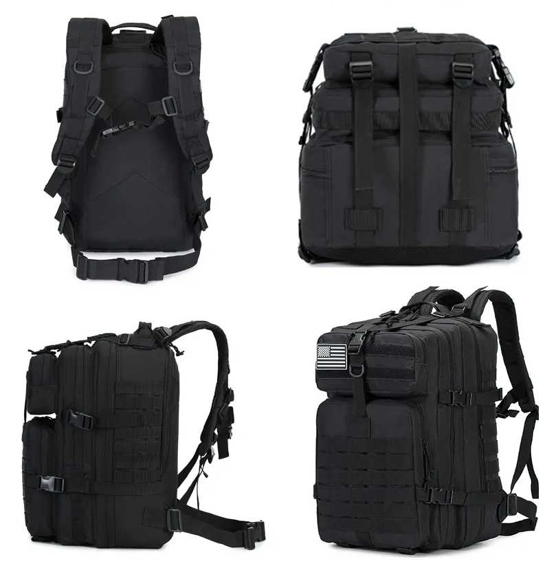 Tactical Military Backpack: Waterproof Rucksacks for Camping, Trekking, and Hunting - Large Capacity Travel Bag for Men