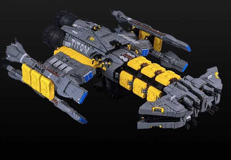 Build Your Own Star Movie Space UCS Battlecruiser: DIY Assembly Bricks Model Toys for StarCraft Enthusiasts