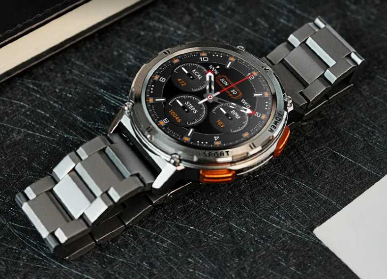 KOSPET TANK T2 Ultra Smartwatch for Men: AMOLED AOD Display, Bluetooth Call, and More