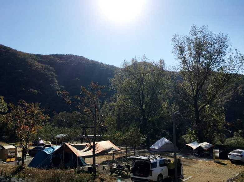 충청도 충북 보은 여행지 조용한 캠프 문화 야영장 깃대 캠핑장 펜션