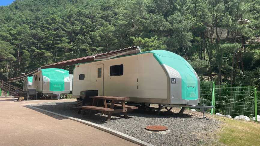 대구 근교 야영장 카라반 산림욕장 팔공산 인근 용암산성 오토 캠핑장