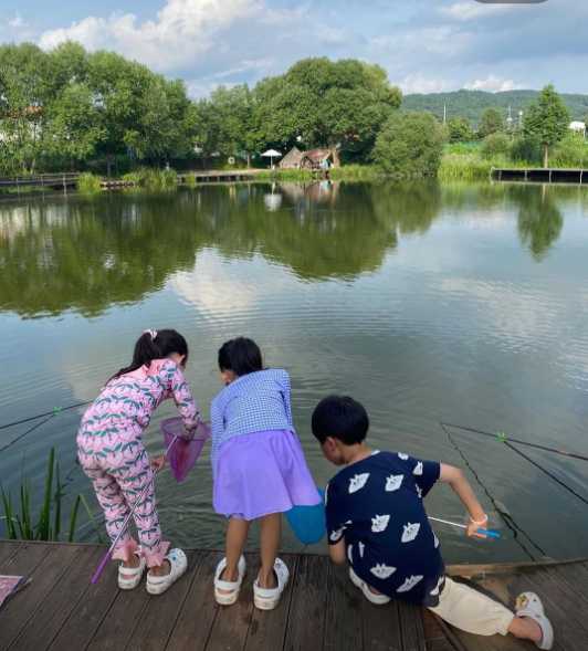 경기도 포천 야영장 여행 저수지 낚시터 아이 수영장 애견 소형견 동반 폴라데이 캠핑장